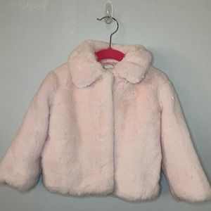 Fuzzy pink jacket